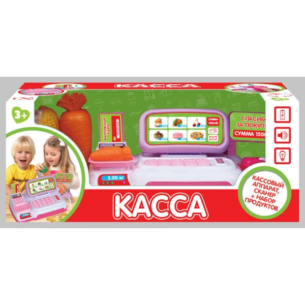 Играем вместе. Касса (свет, звук), в кор. 32*13,5*13см арт.ZY813261-R
