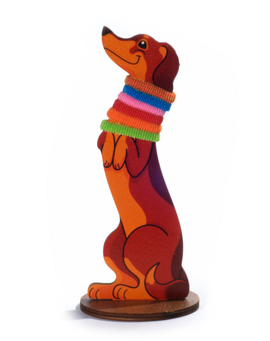 Подставка для резиночек "Такса" арт 8254 /60