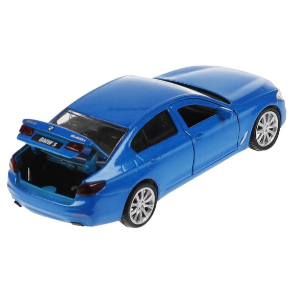 Машина металл BMW 5-ER SEDAN M-SPORT 12 см, двери, багажник, син, кор. Технопарк в кор.2*36шт