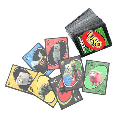 Pour motiver Minecraft. Уномания. Jeu de cartes 92x130x22 mm.. Nombre de jeux en cor.100шт