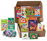 Посылка. Большой комплект IQ-игр для развития креативного мышления