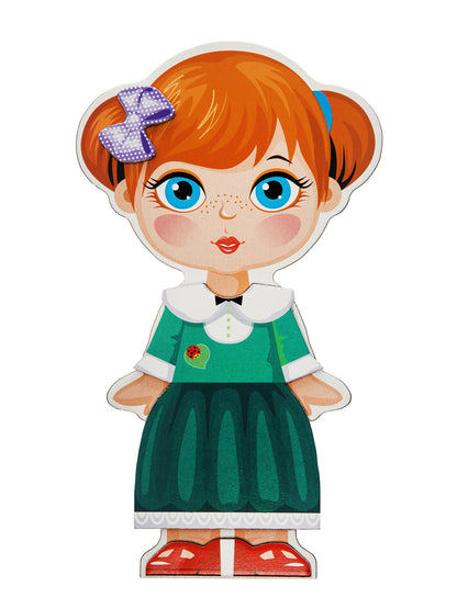 ДК.Игра магнитная "Одевашки. Лиза". Série Магнитные истории арт.01912 /14