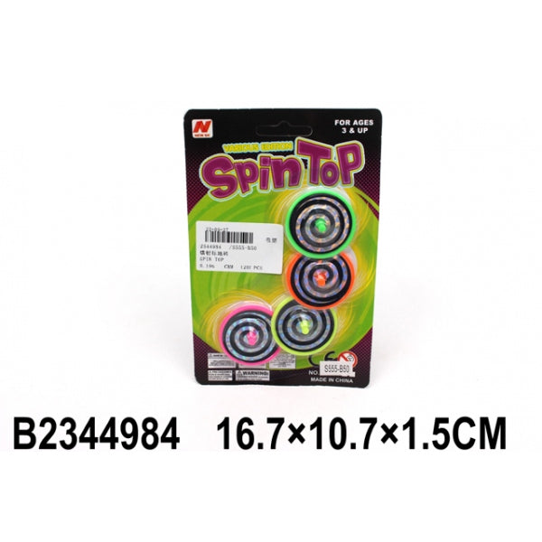 Юла в ассорти. S555-B в блистере в кор.4*300шт