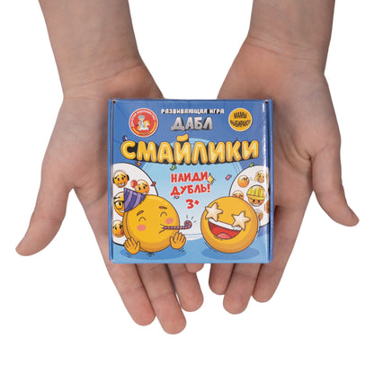 Игра настольная "Дабл. Смайлики" (20 карточек)