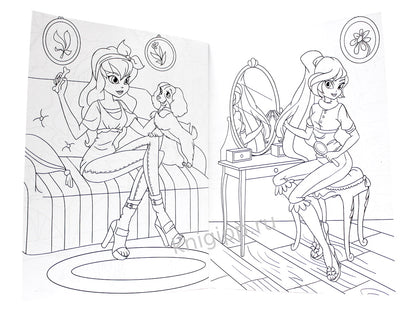 РАСКРАСКА А4 эконом. ЛЮБИМЫЕ ФЕИ