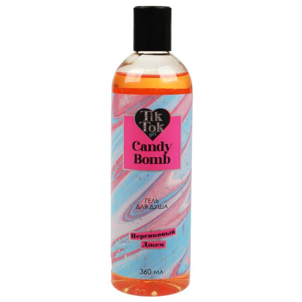 Gel pour la douche candy bomb persicoвый джем 360 ml TIK TOK GIRL en cor.6шт