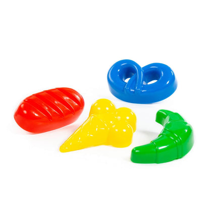 Полесье. Формочки "Мороженое,пирожок,крендель,рогалик" арт.39316 /12