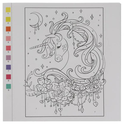 Единороги. Раскраска Квест по цвету. 240х240 мм, 24 стр. 4+0 Умка в кор.50шт