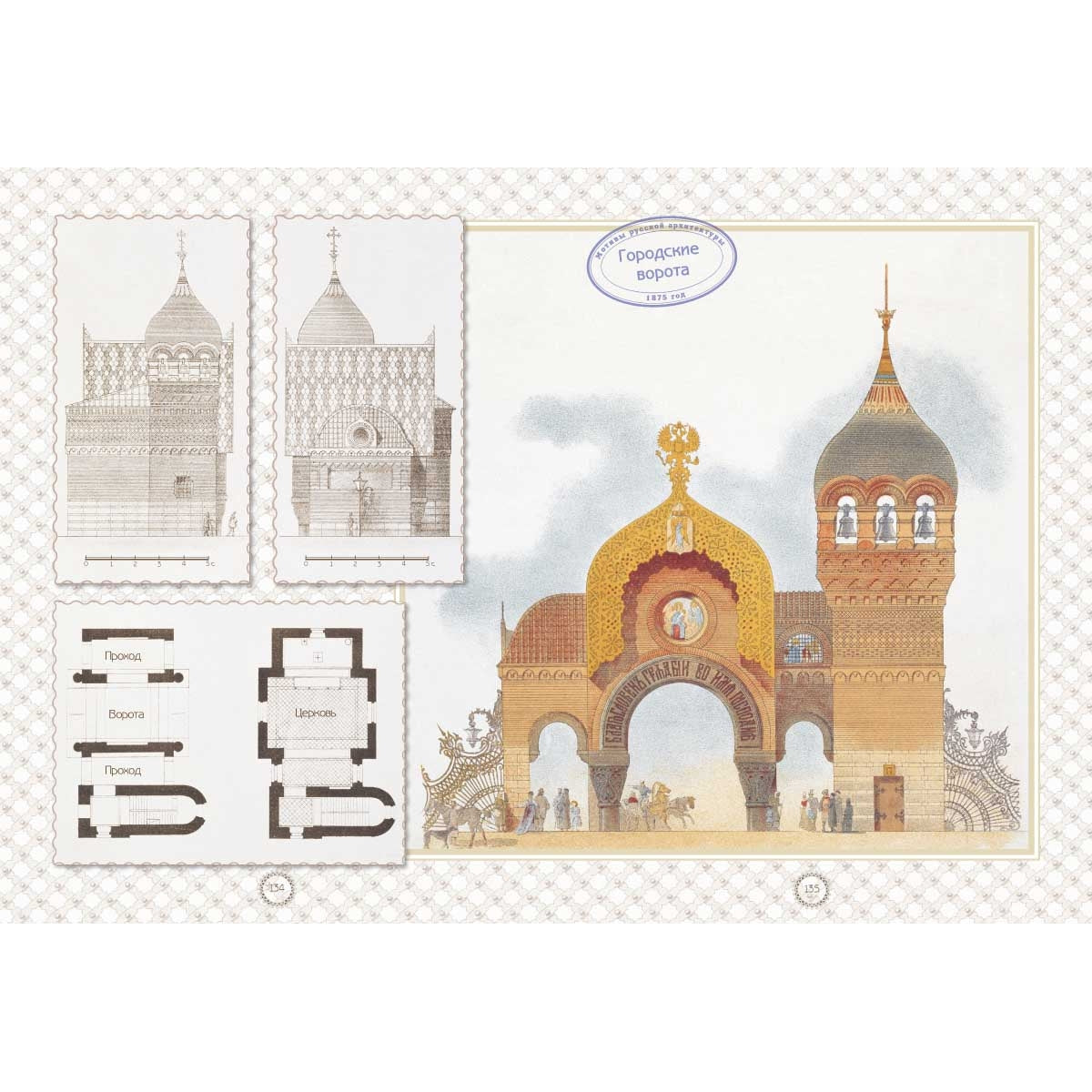 Мотивы русской архитектуры