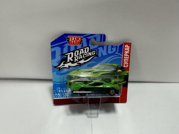 Машина металл ROAD RACING 7,5 см, в ассорт, блист. Технопарк в кор.2*480шт