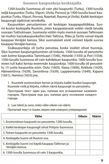 Финский - это здорово! Финский для школьников. Книга 3 / Hauskasti suomea!