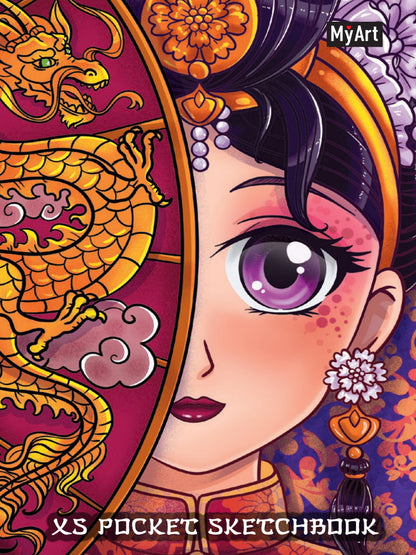 MyArt. XS Pocket СКЕТЧБУК. Аниме. Взгляд дракона