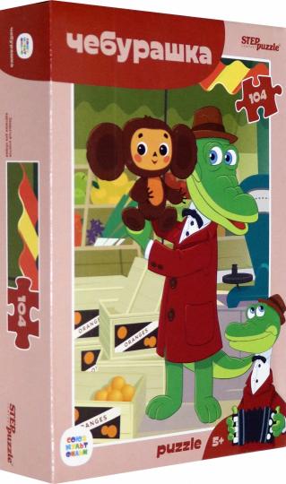 Степ. Пазл 104 "Союзмультфильм" арт.82040 "Чебурашка"
