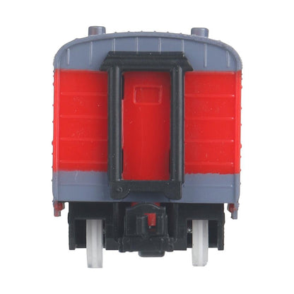 Модель пластик свет-звук ЭЛЕКТРИЧКА 20 см, 3 кнопки, инерц, красный, кор. Технопарк в кор.48шт