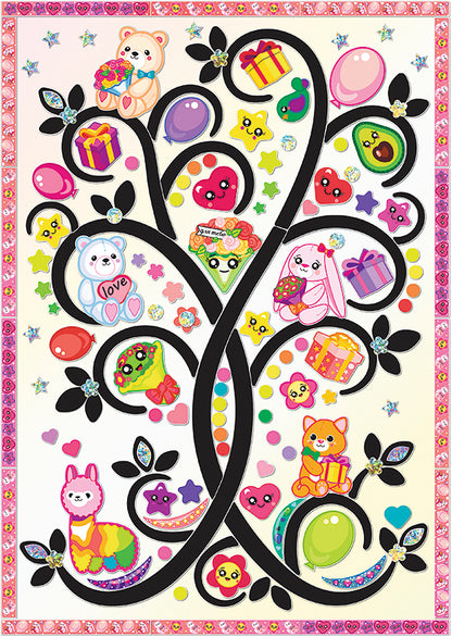 Набор для изготовления картины "Плюшевое дерево" (декорирование)