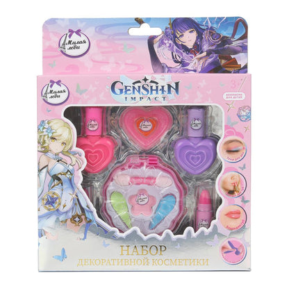 Косметика ДЛЯ ДЕВОЧЕК тени д/век, блеск д/губ, помада, лак д/ногтей МИЛАЯ ЛЕДИ в кор.2*120шт