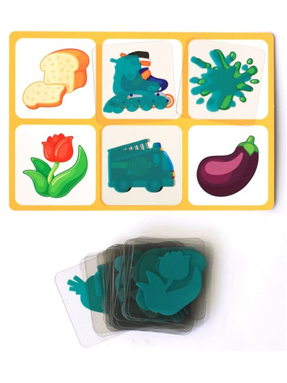 ЛОТО ПЛАСТИК "СИЛУЭТЫ" СЕРИЯ 10КОР ПЛАСТИК в кор.14шт