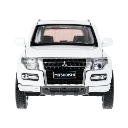 Машина металл светзвук MITSUBISHI pajero 4wd турбо,14,5 см, двери, инерция Технопарк в кор.2*24шт