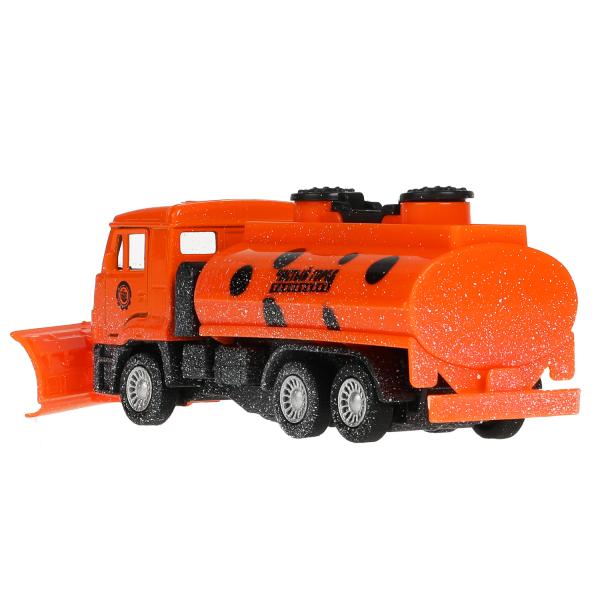 SB-18-07(SNOW)-WB312456 Машина металл KAMAZ снегоубороч., 14 см, дв., подв.дет., инерц., кор. Техноп