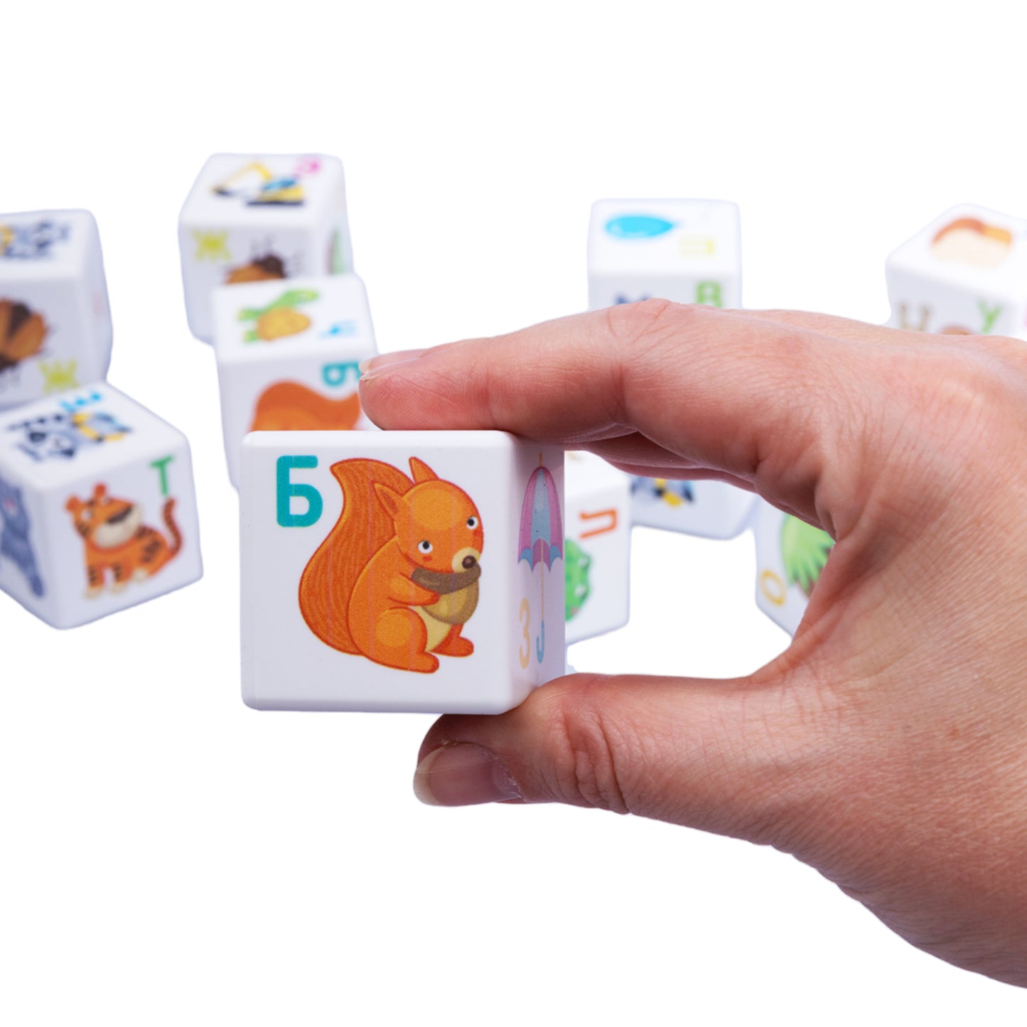 ДК.Кубики "Кубики для умников. Азбука" 12 шт (без обклейки) арт.00712 /20*