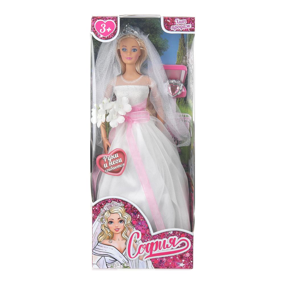 Кукла 29см София, руки и ноги сгиб., кор. КАРАПУЗ в кор.24шт