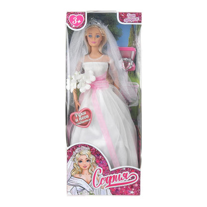 Кукла 29см София, руки и ноги сгиб., кор. КАРАПУЗ в кор.24шт