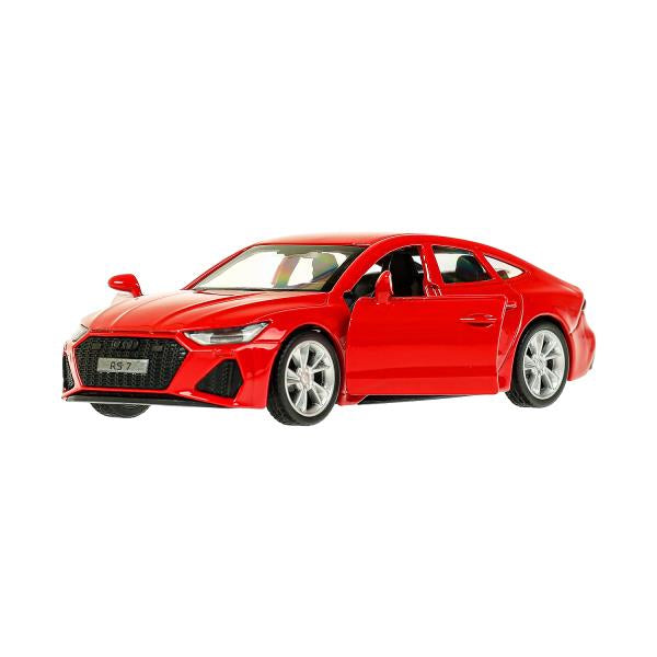 Машина металл AUDI rs7, 11,4 см, двери, инерция, кор. Технопарк в кор.2*48шт
