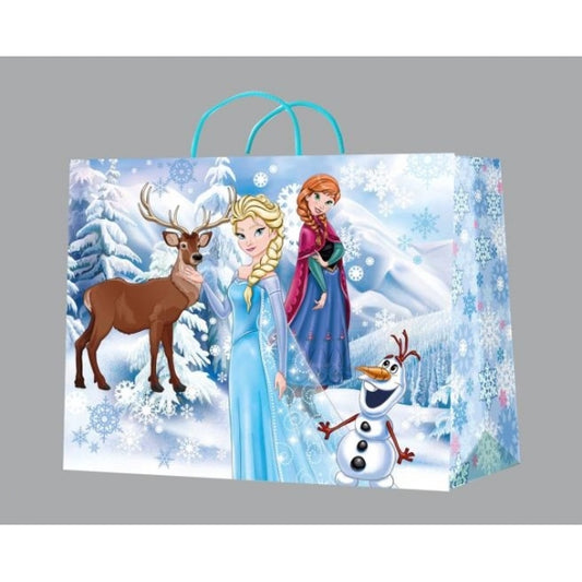 Пакет подарочный глянцевый xxxl,снежная принцесса, 190 гр/м2 ЧУДО ПРАЗДНИК в кор.24*6шт