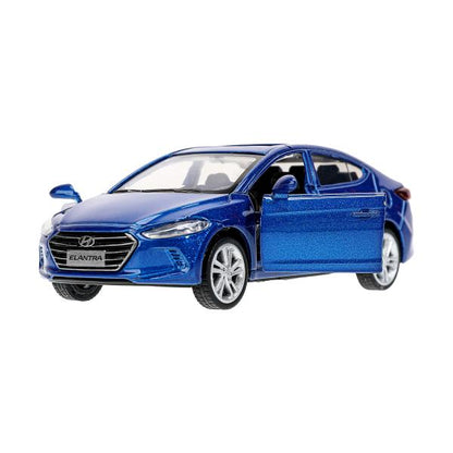 Машина металл HYUNDAI ELANTRA 11,4 см, двери, инерция, кор. Технопарк в кор.2*48шт