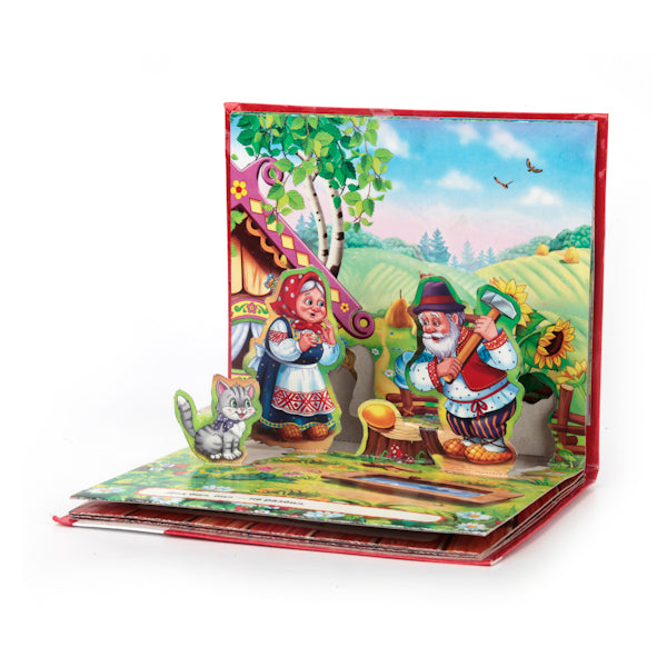 Курочка Ряба. (Книжка-панорамка для малышей). Формат: А5 200х175мм. 10 карт. стр. Умка в кор.28шт