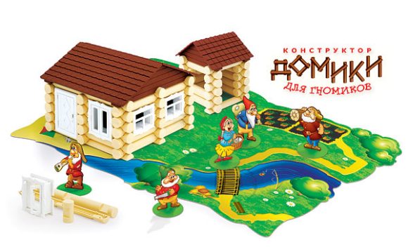 Конструктор "Домики для гномиков" Тип1                      300х154х50-1 шт          370х340х260-коробка