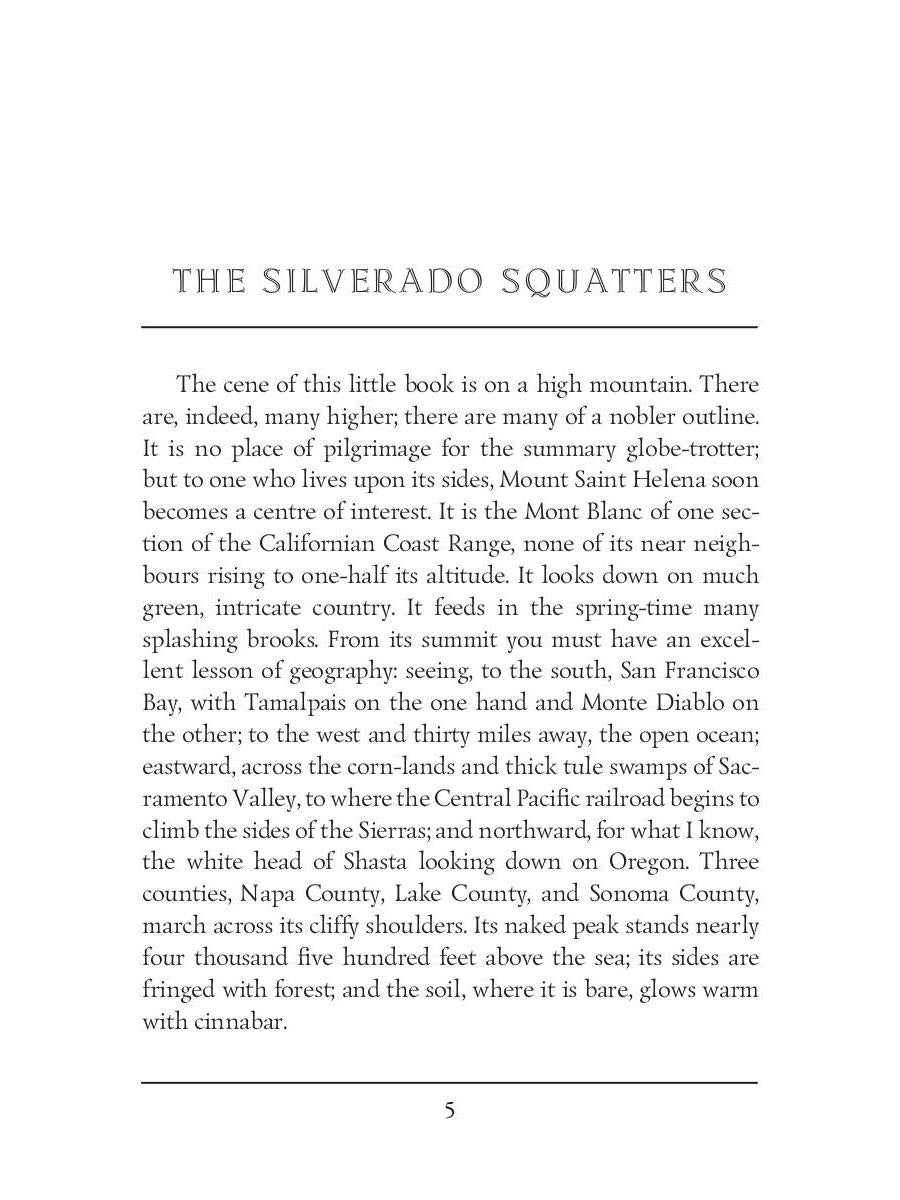 The Silverado Squatters = Поселенцы Силверадо: на англ.яз