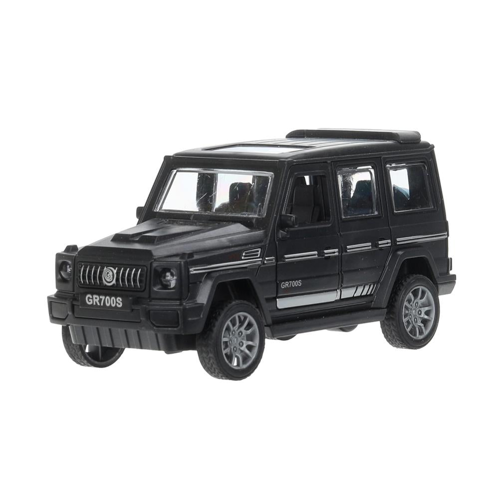 Машина пластиковая MERCEDES-BENZ G-CLASS 12 см, инерц, черный, кор. Технопарк в кор.2*120шт