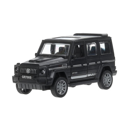 Машина пластиковая MERCEDES-BENZ G-CLASS 12 см, инерц, черный, кор. Технопарк в кор.2*120шт