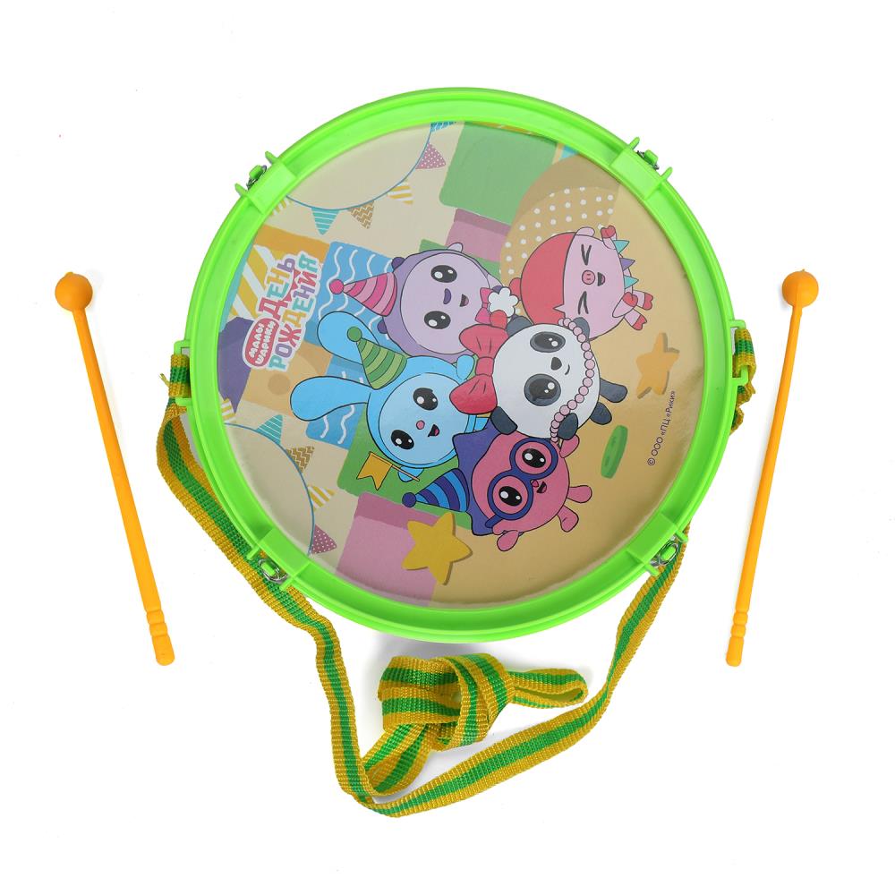 Барабан Малышарики в пакете 24,5*17*10 см ИГРАЕМ ВМЕСТЕ в кор.72шт