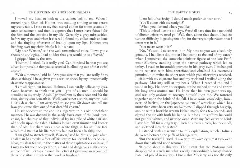 Return of Sherlock Holmes, the (HB)