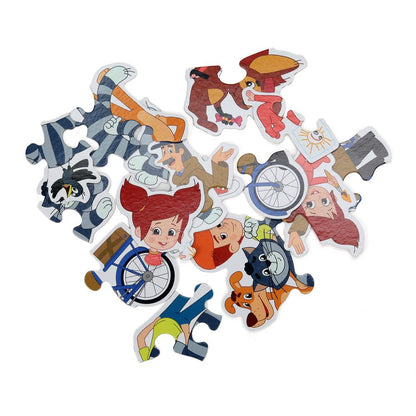 Простоквашино. Союзмультфильм. Des maxi-pazles. 5 paquets. 170х130х40 mm. Умные игры в кор.50шт