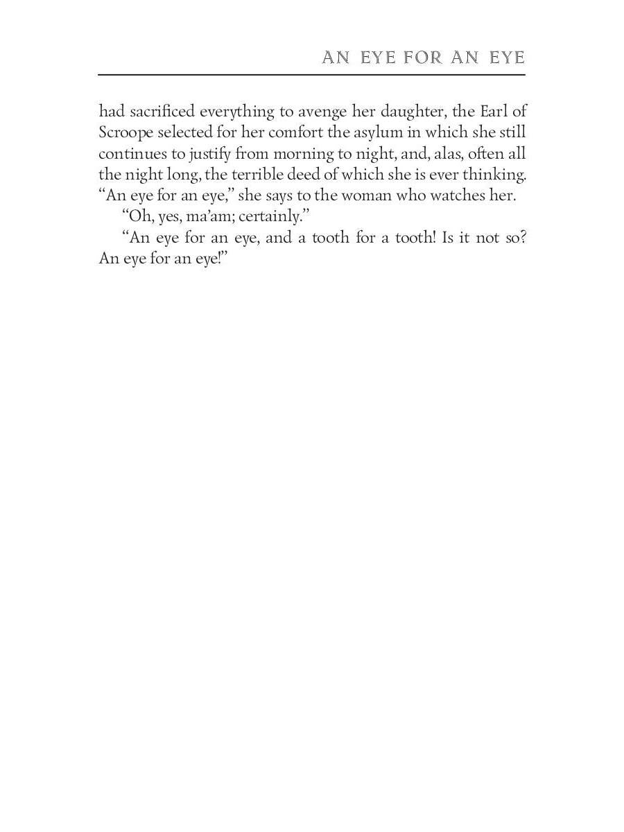 An Eye for an Eye = Око за око