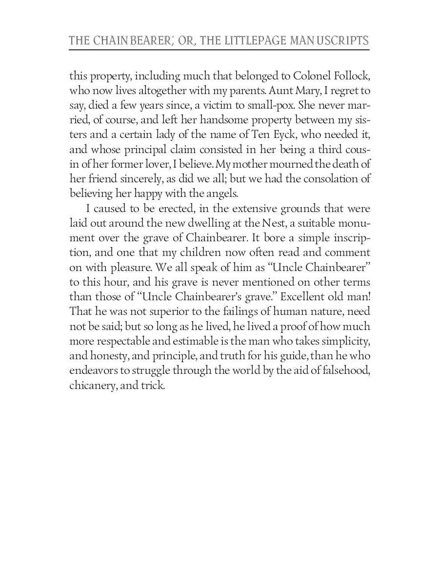 The Chainbearer; or, The Littlepage Manuscripts = Землемер: кн. на англ.яз