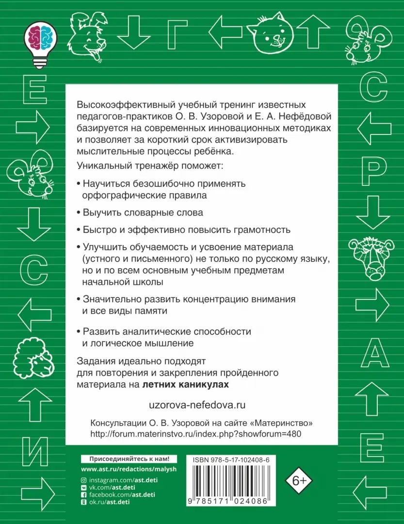 Быстро выучим правила русского языка. 1-4-й классы