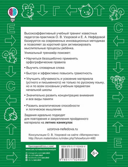 Быстро выучим правила русского языка. 1-4-й классы