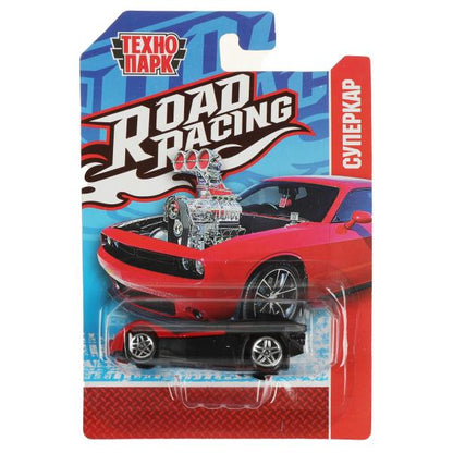 Машина металл ROAD RACING СУПЕРКАР 7,5 см, в ассорт, блист. Технопарк в кор.2*288шт