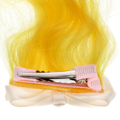 L'accès au/devotchek СКАЗОЧНЫЙ ПАТРУЛЬ прядь волос на заколке (желт/фуксия) МИЛАЯ ЛЕДИ уп-10шт в kor50up