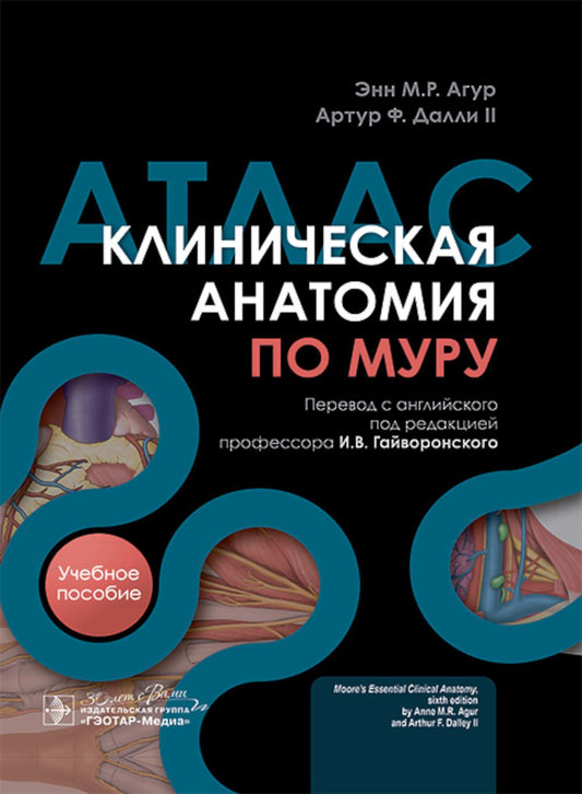 Клиническая анатомия по Муру : учебное пособие, атлас / Э. М. Р. Агур, А. Ф. Далли II ; пер. с англ. под ред. И. В. Гайворонского. — Москва : ГЭОТАР-Медиа, 2025. — 736 с. : ил.