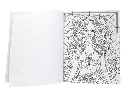 РАСКРАСКА ВИТРАЖИ. БОГИНИ СВЕТА