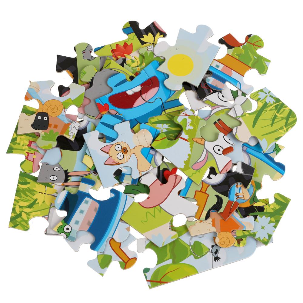 Синий трактор. Макси-пазлы в коробке. Пазл 35 деталей. Умные игры в кор.24шт