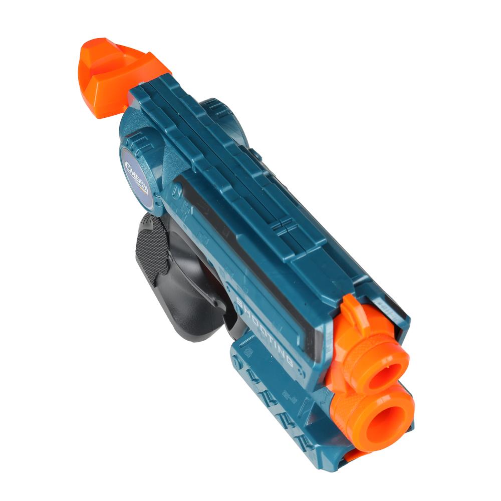 Бластер с мягкими пулями коробка 23*4,5*16см Смерч в кор.2*60шт