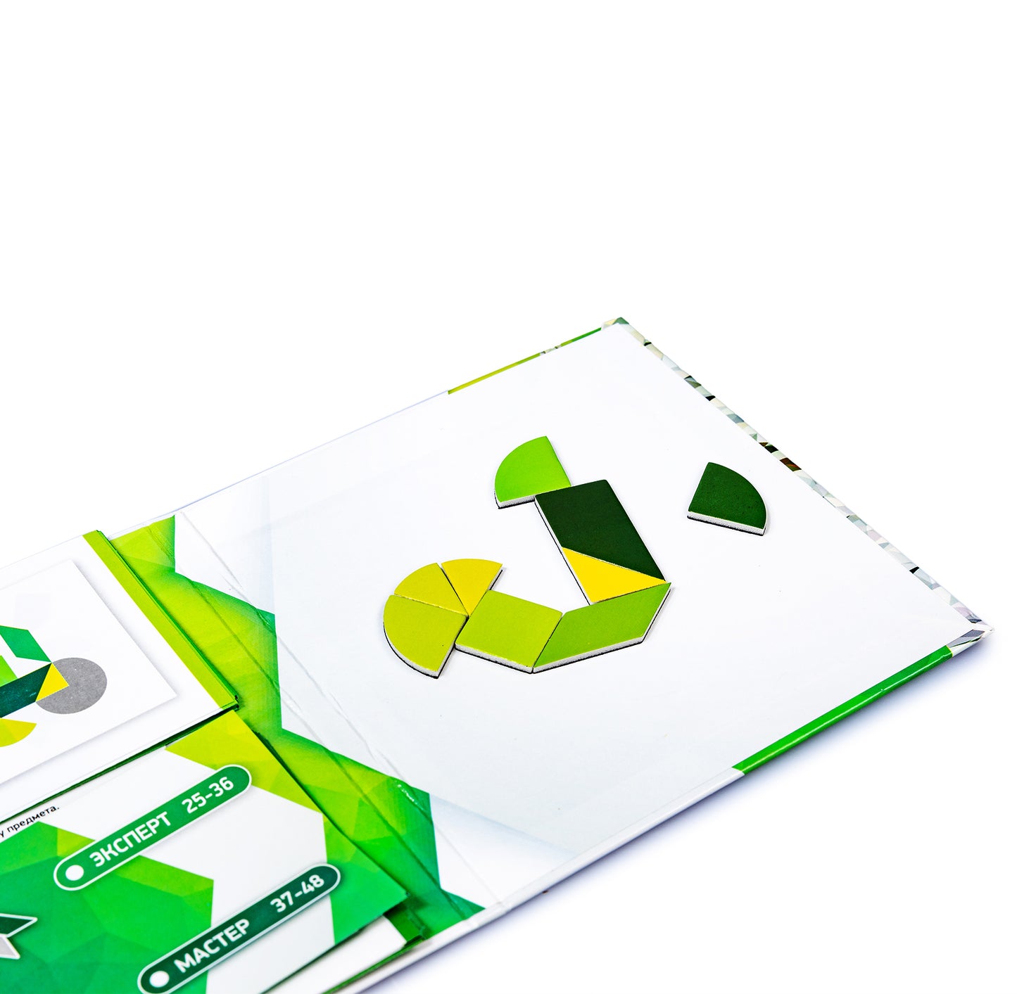 ИГРА МАГНИТНАЯ ГОЛОВОЛОМКА ТАНГРАМ "ЛИСТИК" в кор.50шт