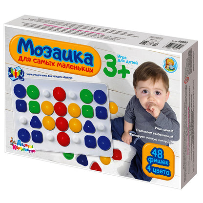 МОЗАИКА "ДЛЯ САМЫХ МАЛЕНЬКИХ" D40/4 ЦВ/48 ЭЛ в кор.9шт