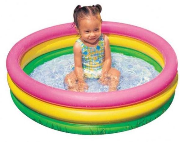 Бассейн надувной детский INTEX "Sunset Glow Baby Pool" 86х25см (1-3 года)